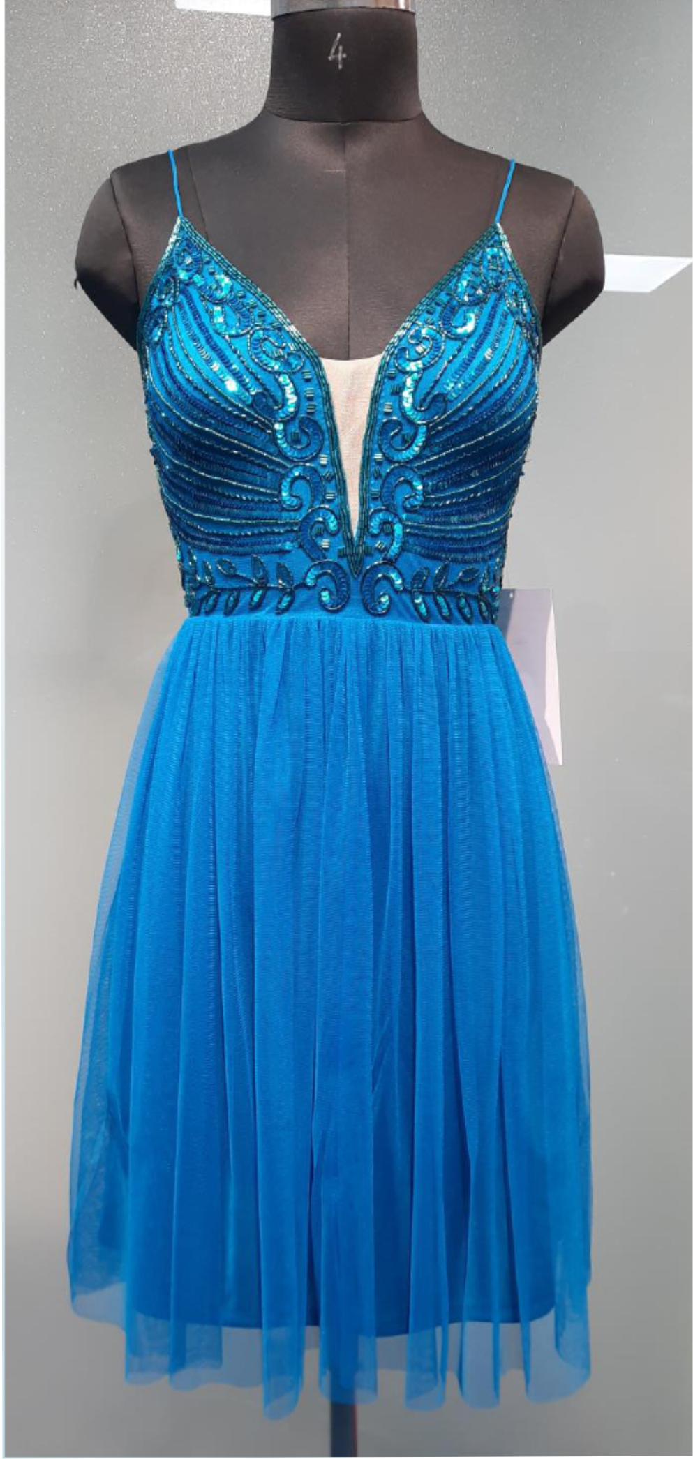 sachin and babi light blue dress 40 of the Best Mother-of-the-Bride Dresses From Simple to Trendy main image 1